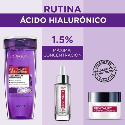 Kit Loreal: Serum Ácido Hialurónico Y Uv Defender
