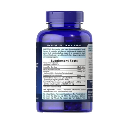 Garcinia Cambogia 90 Caps 900mg Hca Termogénico Puritan's Pride 