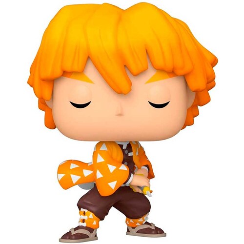 Funko Pop Zenitsu Agatsuma #869 Figura Demon Slayer Anime Original