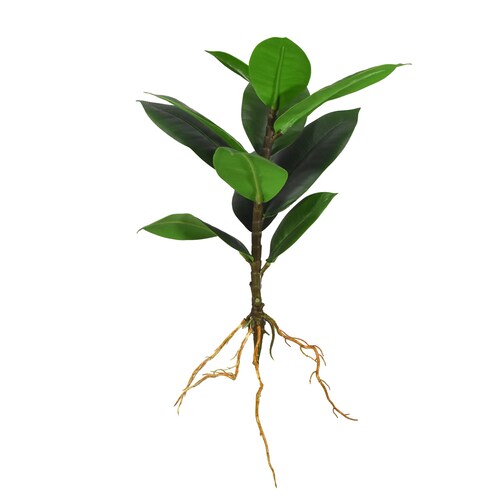 Planta Brote De Magnolia Artificial Árbol Con Raíz 33 Cm