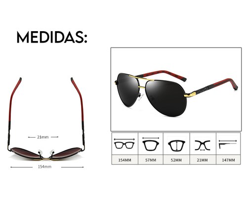Lentes De Sol Estilo Aviador Gota Grande PLATEADO Unisex Polarizado Uv400 ENKY