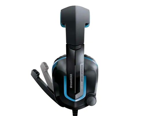Audifonos DreamGear GRX-440 PS4/5 Negros Con Azul 