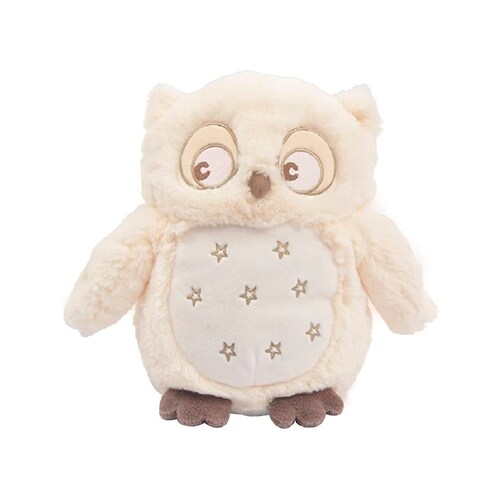 Búho De Peluche Con Iluminación Muñeco Canción Cuna Musical Ultra Suave 25 cm Alto 