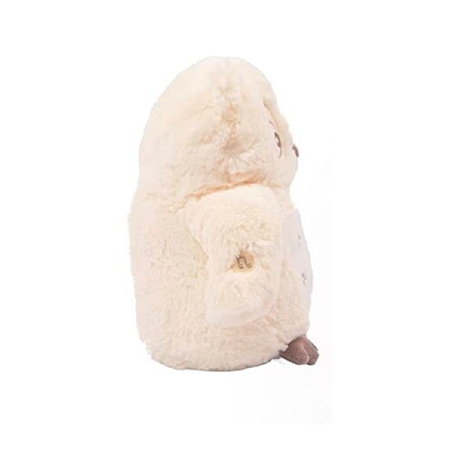 Búho De Peluche Con Iluminación Muñeco Canción Cuna Musical Ultra Suave 25 cm Alto 