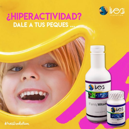 Multivitamínico tabletas Niños Family Vitamin kids Ives México 90 Tabs.