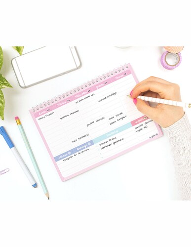 Planner Semanal The Yellow Clip Con Stickers