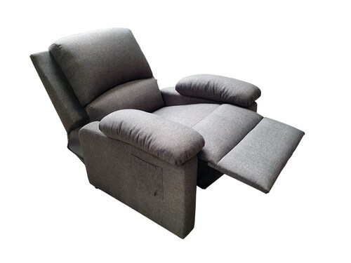 RECLINABLE BOLTON SILVER CURRY ESPACIO MUEBLES (ENTREGA UNICAMENTE EN CDMX Y AREA METROPOLITANA)