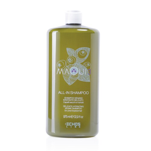 Shampoo Vegano antioxidante All in Shampoo 975 ml. Maqui 3 de Echsoline.
