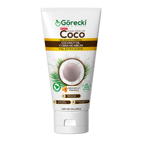 Crema para piel seca Gorecki de coco