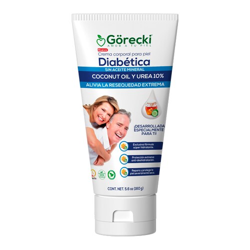 Crema para diabeticos Gorecki para la resequedad extrema con Urea al al 10%