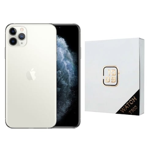 iPhone 11 Pro Plata Reacondicionado Grado A 64gb + Reloj Inteligente  Genérico