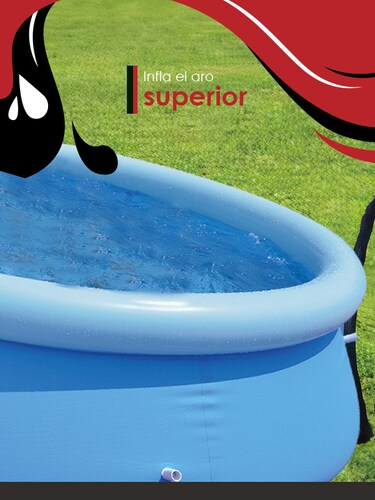 Alberca Inflable Circular Avenli 240x63cm.