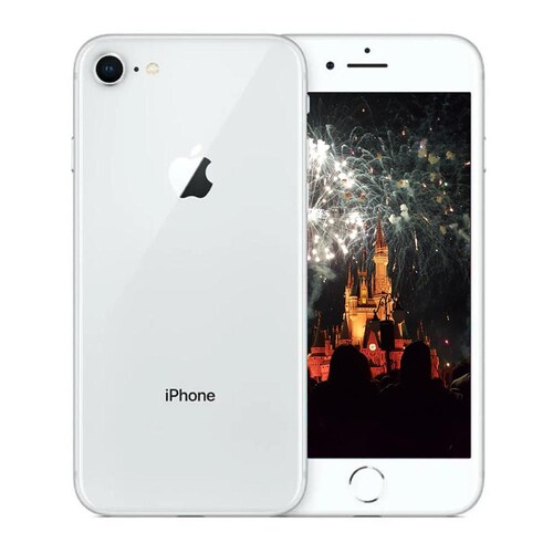 iPhone 8 64GB Reacondicionado Plata + Soporte Cargador Apple iPhone iPhone 8