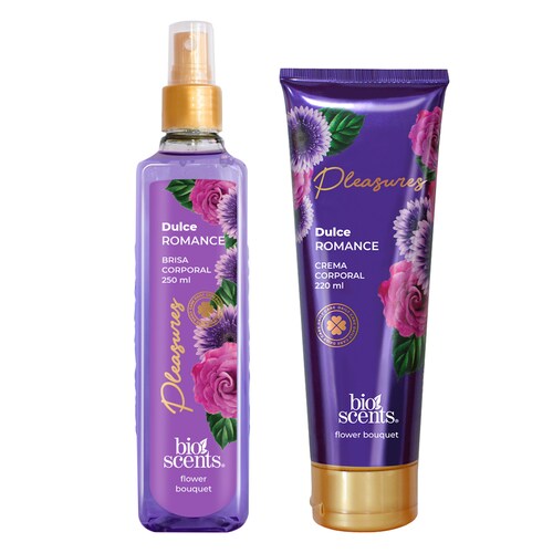 Set Body Mist Y Crema Corporal Bioscents Dulce Romance