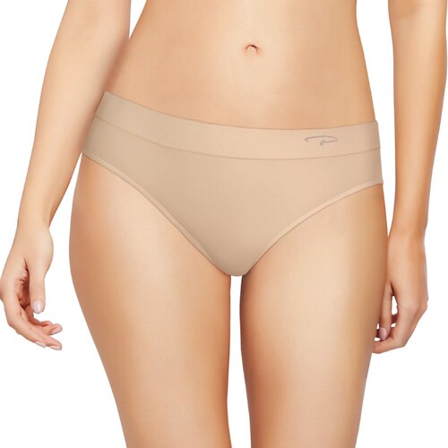  Pantaleta pierna alta sin costuras y puente interior 100% algodón. Marca: Playtex..