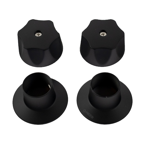 Juego De Manerales Para Regadera Color Negro Mate (Fabricado en Zinc).