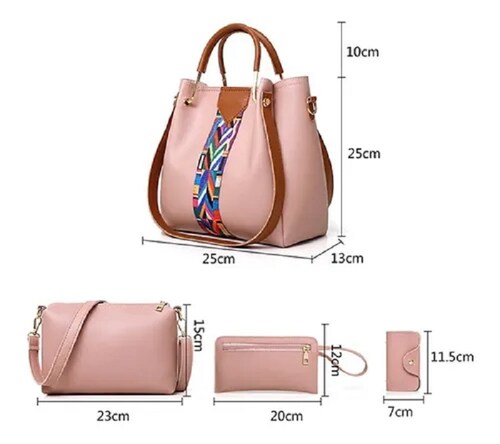 Conjunto De Bolsas Modernas 4 Piezas