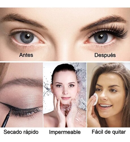Kit 10 Piezas 3d Magnético De Pestañas Postizas