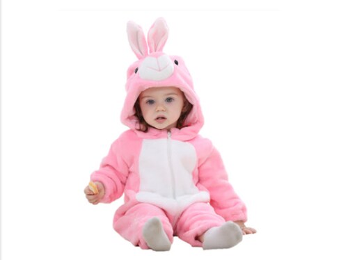 Hermoso Mameluco Bebe De Conejo, Cómodo, Pijama, Disfraz, 6 a 12 meses y 12 a 18 meses