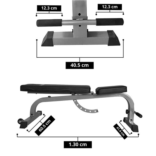 Banco Fitness Reclinable Tayga Multiposiciones Para Gimnasio