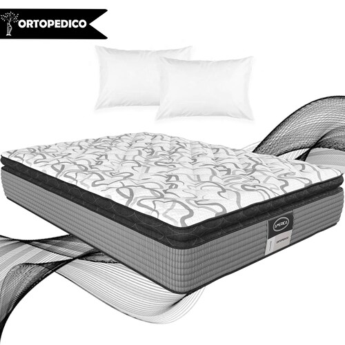 Colchón Matrimonial América Bloom Ortopédico Súper Confort +2 ALMOHADAS GRATIS.