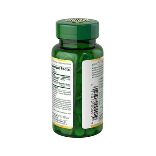 Ashwagandha Organica + L- Teanina 600 Mg / 200 Mg 50tab Nature's Bounty 