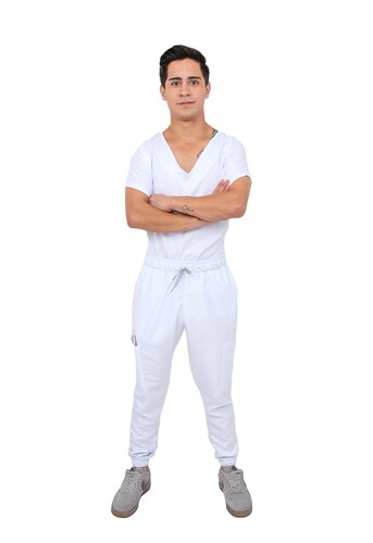 Pijama Quirúrgica Jogger Antifluido Hombre Scrubs del Cupatitzio