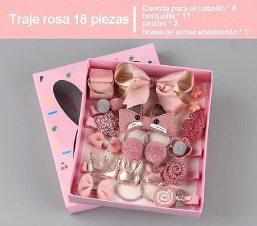 Accesorios De Cabello Para Niñas18 Pcs
