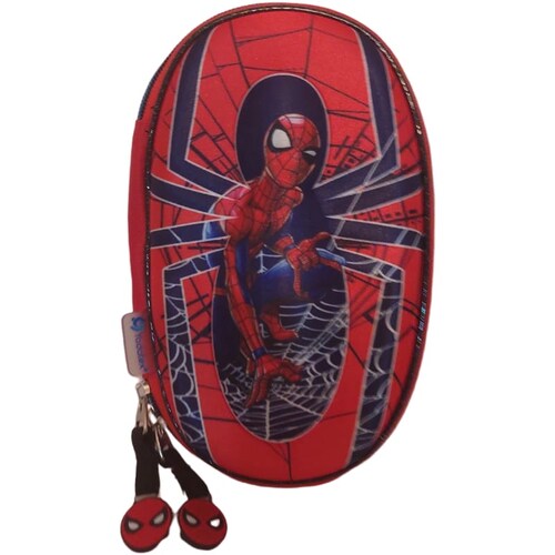 Lapicera Estuche Spiderman Doble en 3 D original