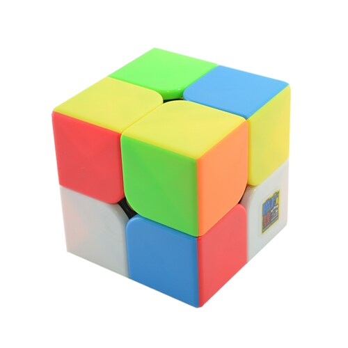 Moyu Speed Cube 2x2 Stickerless Cubo Facil de Resolver Muy Suave Rompecabezas 