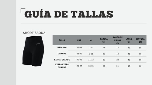 Shorts Deportivo modelo Saona color Marino para Mujer