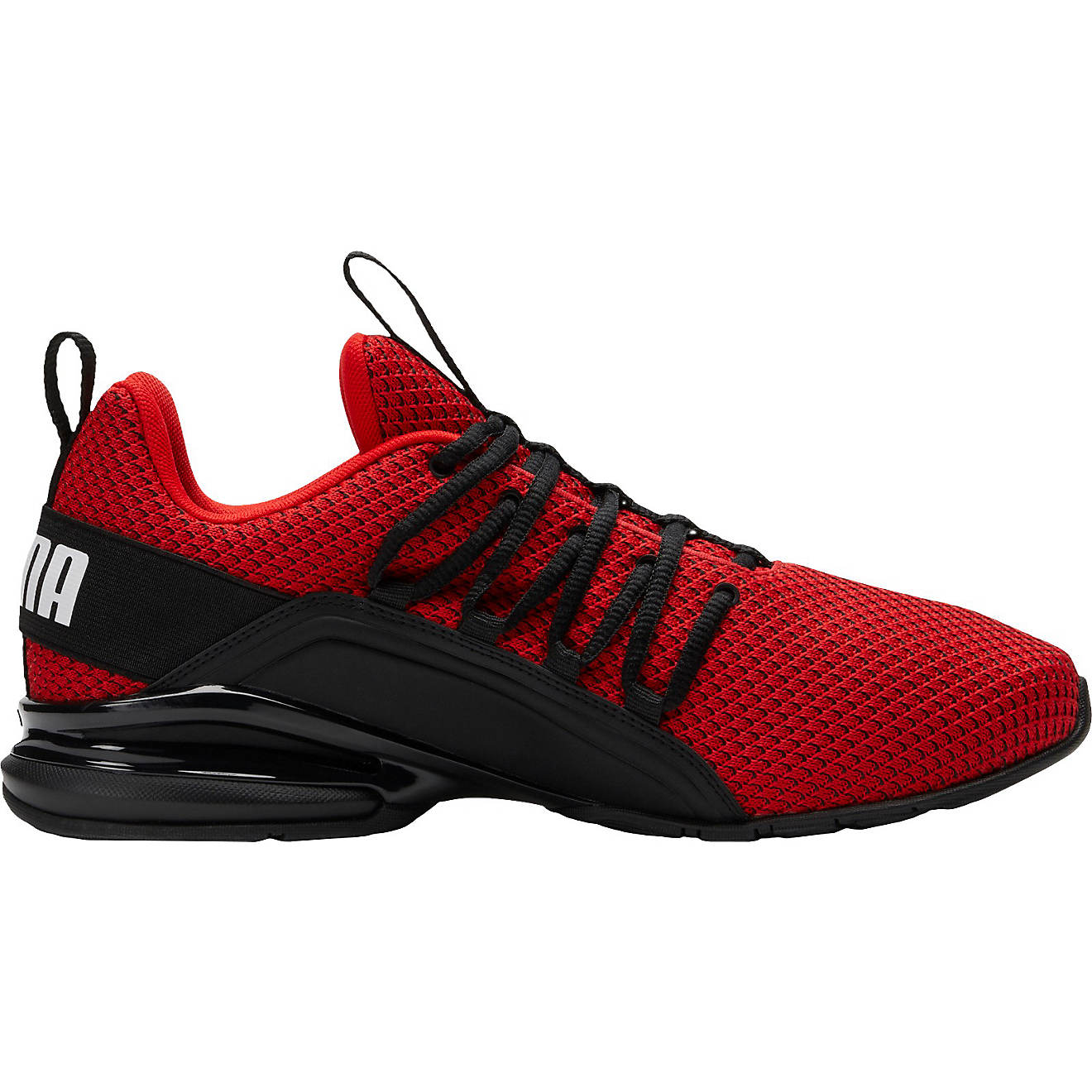 Tenis puma shops negros con rojo