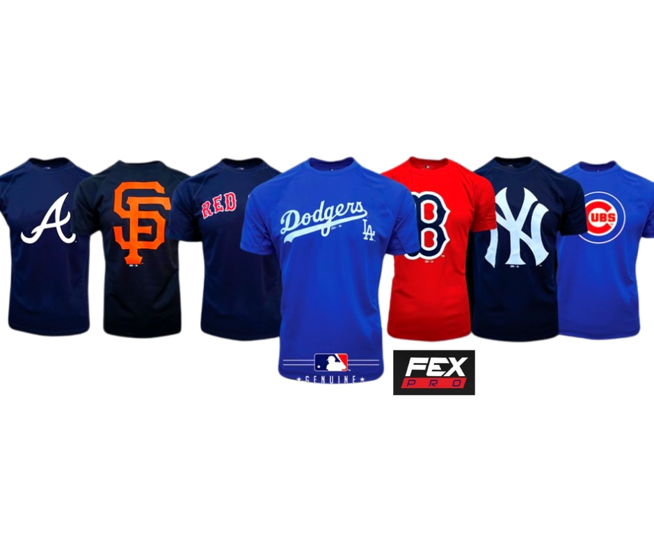 Playeras de equipos de beisbol sale