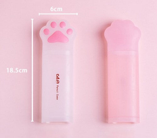 Estuche 3D Lapicera de almacenamiento Garrita de Gato Kawaii