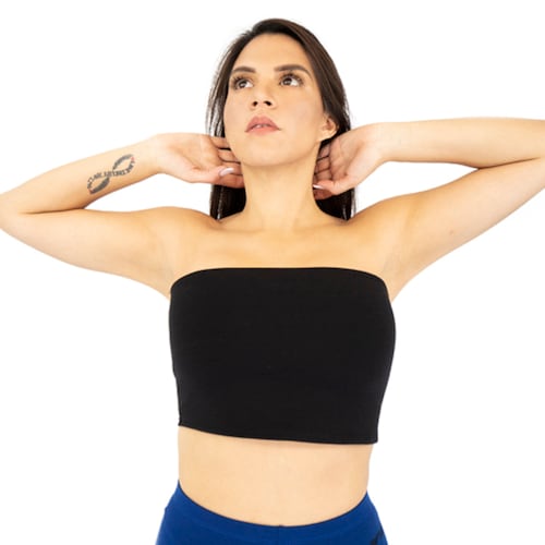Top Deportivo modelo Cali color Negro para Mujer