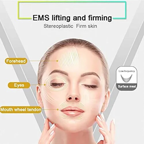 Máquina De Belleza Rf-ems Facial Fotón Led,equipo De Belleza