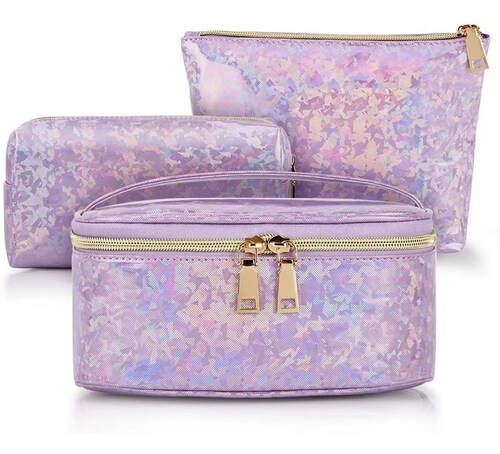 Cosmetiquera Bolsa Neceser Maquillaje 3 Piezas
