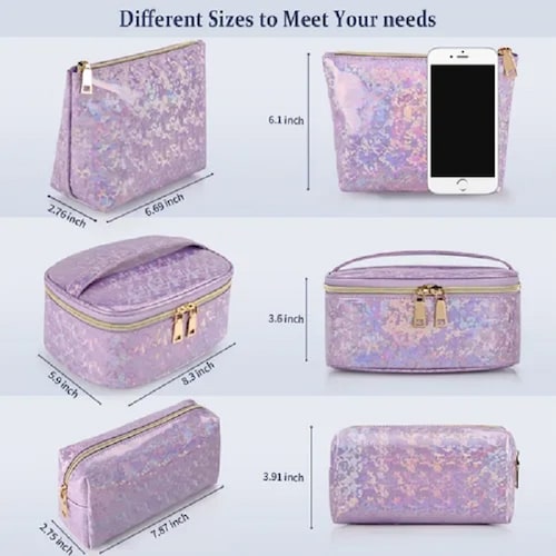 Cosmetiquera Bolsa Neceser Maquillaje 3 Piezas