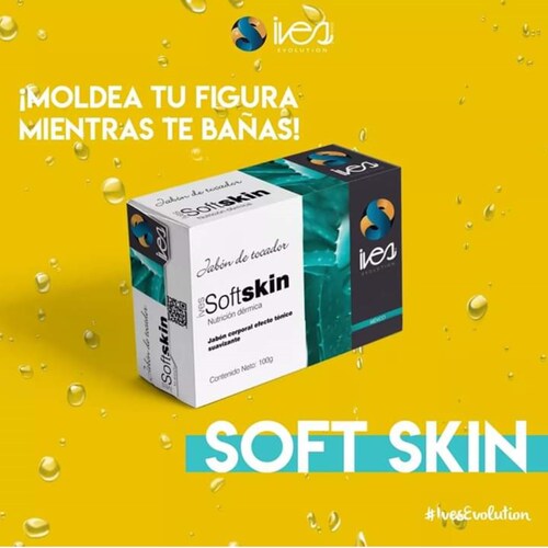 Jabón Artesanal Centella Asiática Algas Marinas Soft Skin Ives Evolution Mexico 2 pack.