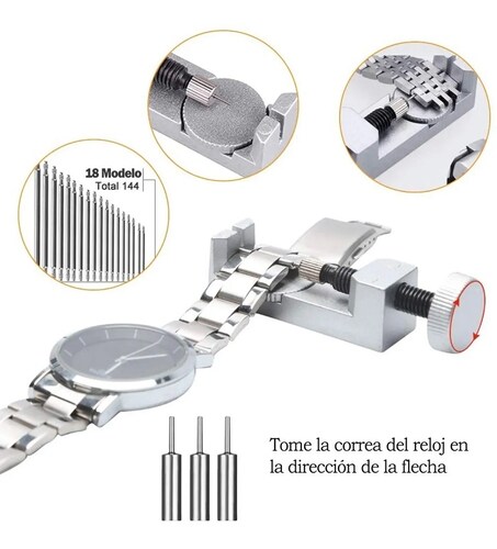 Kit De Herramientas Reparación De Joyero/relojero 185 Piezas