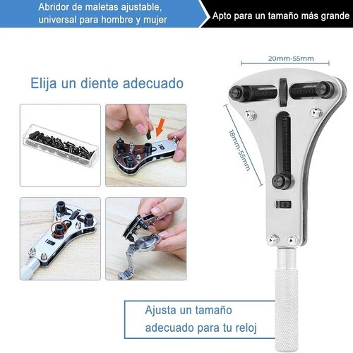 Kit De Herramientas Reparación De Joyero/relojero 185 Piezas