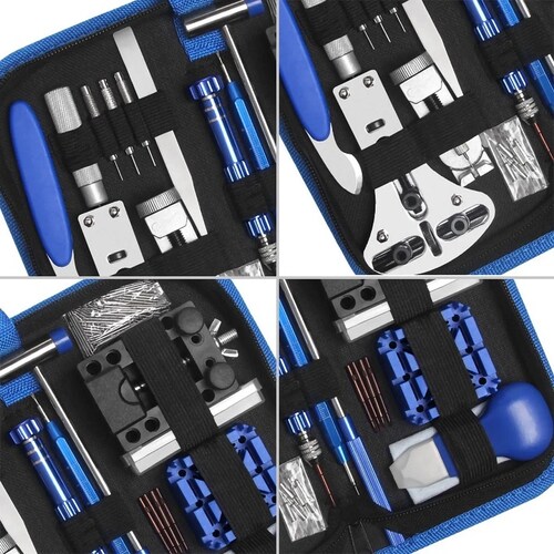 Kit De Herramientas Reparación De Joyero/relojero 185 Piezas