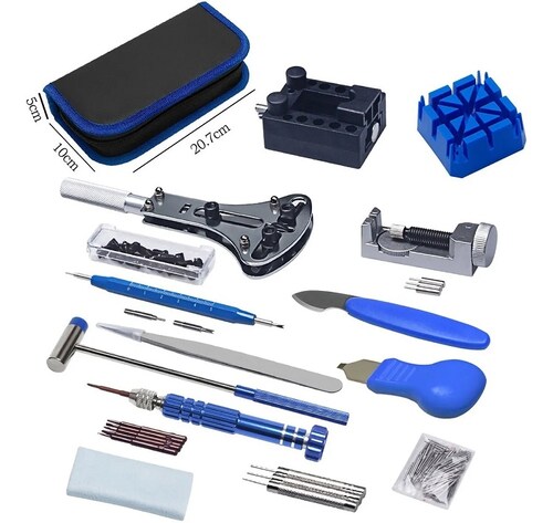 Kit De Herramientas Reparación De Joyero/relojero 185 Piezas