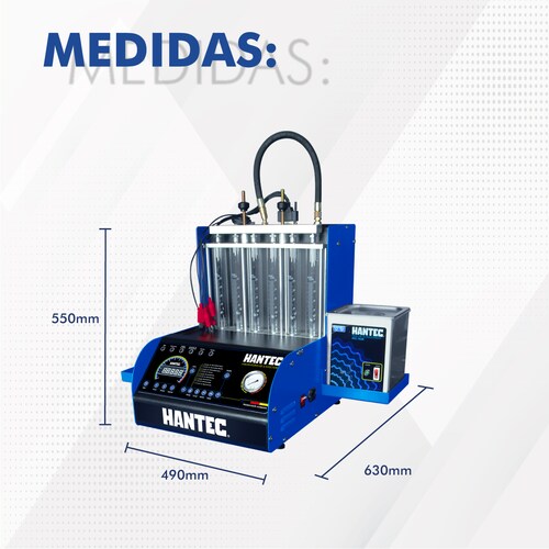 LABORATORIO DE LIMPIEZA DE INYECTORES AUTOMATICO HANTEC 6 INYECTORES