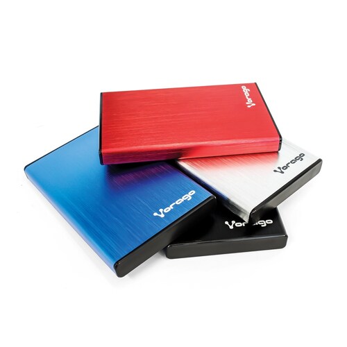 Enclosure Para Disco Duro 2.5 Vorago HDD-201-RD SATA a USB 3.0 Rojo