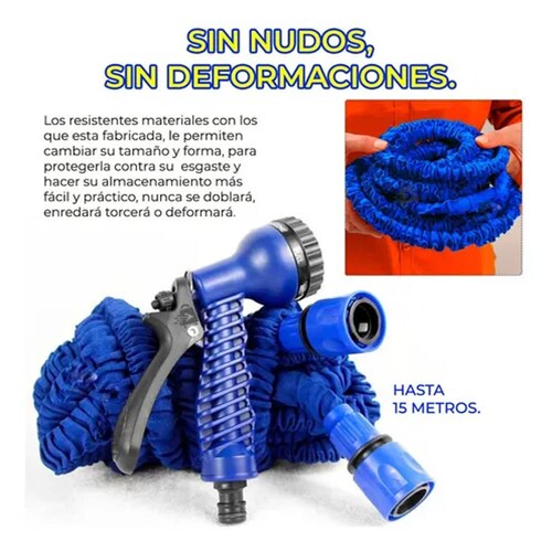 Manguera De Jardin Flexible Magica 75FT 22.86 Mts
