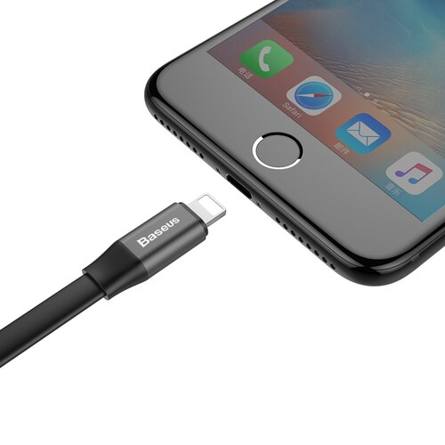 Cable Corto iPhone-iPad 23 cm Carga Rápida Transmisión Datos