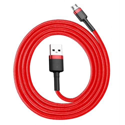 Cable Reforzado Baseus Carga Rápida Uso Rudo (micro) 2 Metros.