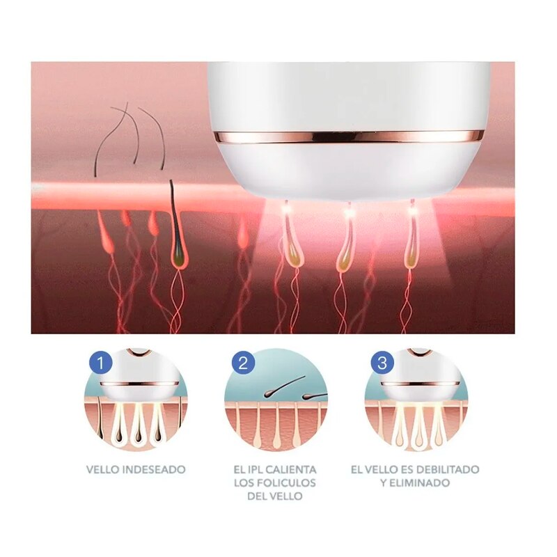 Depiladora permanente online ipl