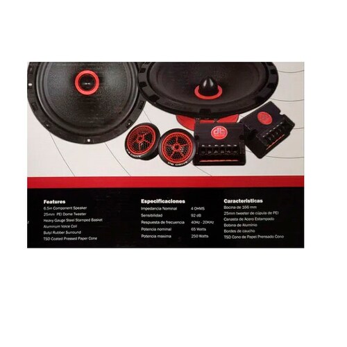 SET DE MEDIOS DB DRIVE OKUR 2 VÍAS S165CV2 DE GRAN CALIDAD